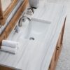 James Martin 238-104-5211-3AF Savannah 48 Inch Driftwood Single Vanity with 3 cm Arctic Fall Solid Surface Top