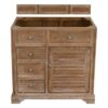 James Martin 238-104-5511 Savannah 36 Inch Single Vanity Cabinet in Driftwood