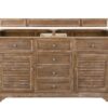 James Martin 238-104-5611 Savannah 60 Inch Double Vanity Cabinet in Driftwood