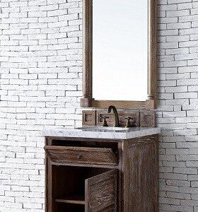 James Martin 238-104-V26-DRF Savannah 26 Inch Single Vanity Cabinet in Driftwood