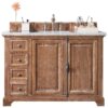 James Martin 238-105-5211-3AF Providence 48 Inch Driftwood Single Vanity with 3 cm Arctic Fall Solid Surface Top