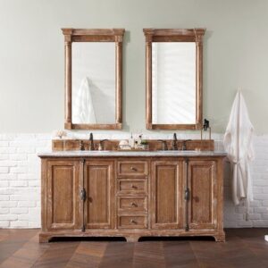 James Martin 238-105-5711 Providence 72 Inch Double Vanity Cabinet in Driftwood