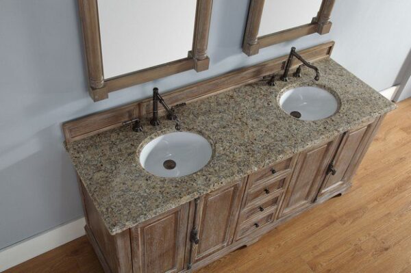 James Martin 238-105-5711 Providence 72 Inch Double Vanity Cabinet in Driftwood