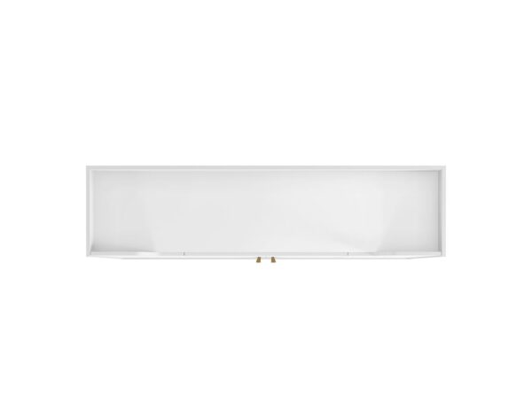 Manhattan Comfort Addie 53.54 Sideboard with 5 Shelves in White