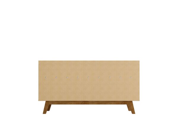 Manhattan Comfort Addie 53.54 Sideboard with 5 Shelves in White