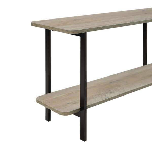 Manhattan Comfort Celine Modern Side Table Console in Rustic Grey