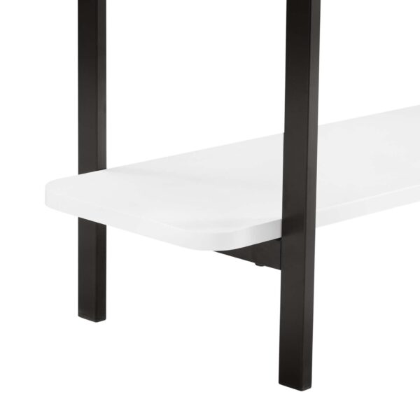 Manhattan Comfort Celine Modern Side Table Console in White