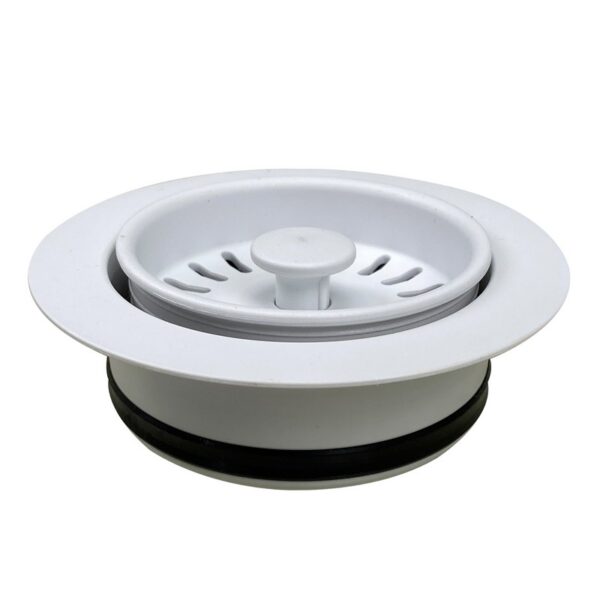 Nantucket Sinks 3.5DF Disposer Flange with Strainer Kitchen Drain for Granite Composite Sinks