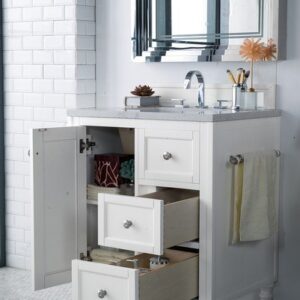 James Martin 301-V30-BW Copper Cove Encore 30 Inch Single Vanity in Bright White