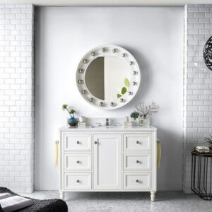 James Martin 301-V48-BW Copper Cove Encore 48 Inch Single Vanity in Bright White