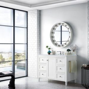 James Martin 301-V48-BW Copper Cove Encore 48 Inch Single Vanity in Bright White