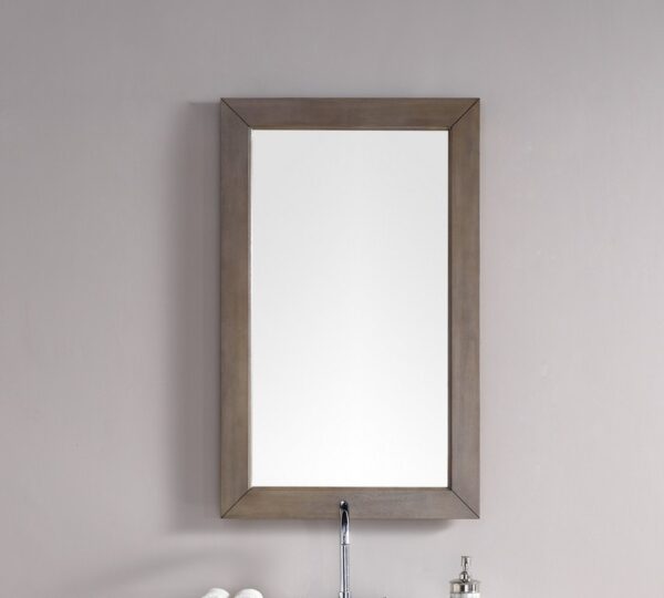 James Martin 305-M26-WWW Chicago 26 Inch Mirror in Whitewashed Walnut