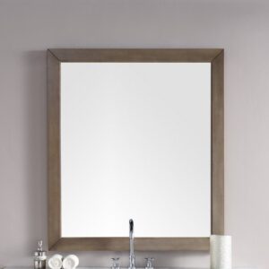 James Martin 305-M48-WWW Chicago 48 Inch Mirror in Whitewashed Walnut