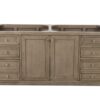 James Martin 305-V60D-WWW Chicago 60 Inch Double Vanity in Whitewashed Walnut