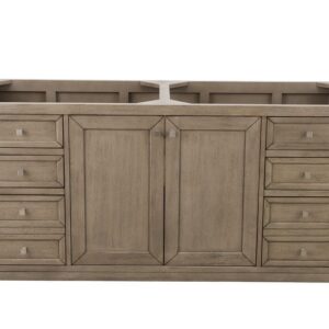 James Martin 305-V60D-WWW Chicago 60 Inch Double Vanity in Whitewashed Walnut