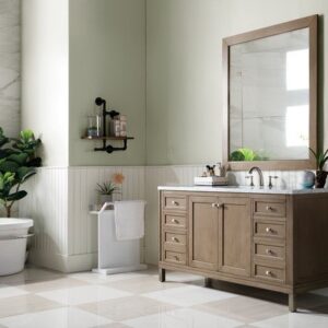 James Martin 305-V60S-WWW Chicago 60 Inch Single Vanity in Whitewashed Walnut