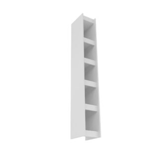 Manhattan Comfort Valuable Parana Bookcase 1.0 with 5-Shelves in White