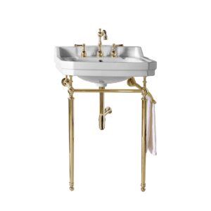 James Martin 318-V24-CRM Wellington 23 3/4 Inch Console Single Sink Bathroom Vanity