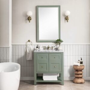 James Martin 330-V30 Breckenridge 29 7/8 Inch Free-Standing Single Sink Bathroom Vanity Cabinet Only