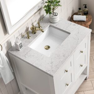 James Martin 330-V30 Breckenridge 29 7/8 Inch Free-Standing Single Sink Bathroom Vanity Cabinet Only