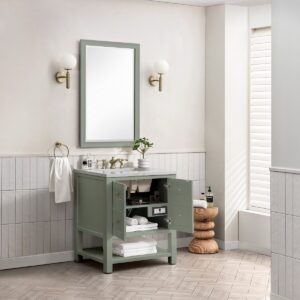 James Martin 330-V30 Breckenridge 29 7/8 Inch Free-Standing Single Sink Bathroom Vanity Cabinet Only