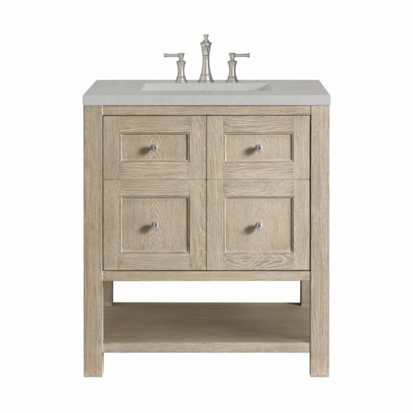 James Martin JM 330-V30 Breckenridge 30 Inch Free-Standing Single Sink Bathroom Vanity with 3 CM Top