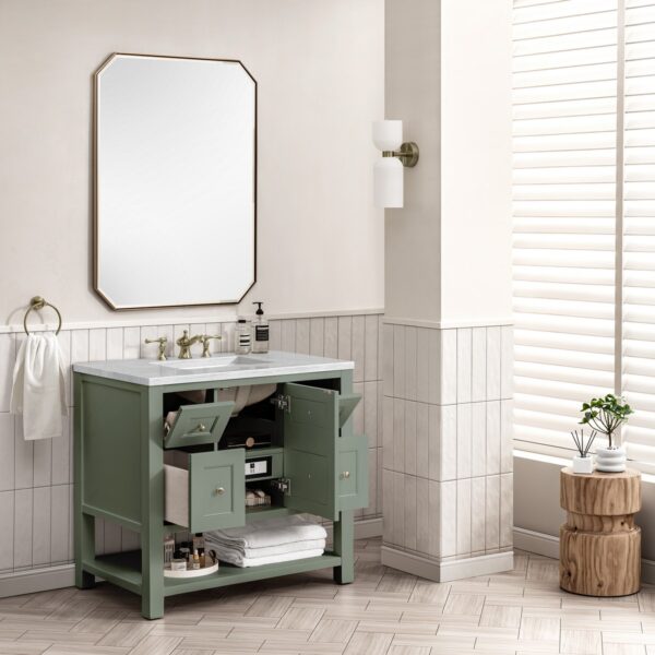 James Martin 330-V36 Breckenridge 35 7/8 Inch Free-Standing Single Sink Bathroom Vanity Cabinet Only