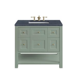 James Martin VM 330-V36 Breckenridge 36 Inch Free-Standing Single Sink Bathroom Vanity with 3 CM Top