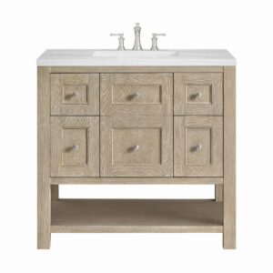 James Martin VM 330-V36 Breckenridge 36 Inch Free-Standing Single Sink Bathroom Vanity with 3 CM Top