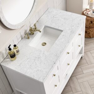 James Martin 330-V48 Breckenridge 47 7/8 Inch Free-Standing Single Sink Bathroom Vanity Cabinet Only