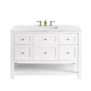 James Martin JM 330-V48 Breckenridge 48 Inch Free-Standing Single Sink Bathroom Vanity with 3 CM Top