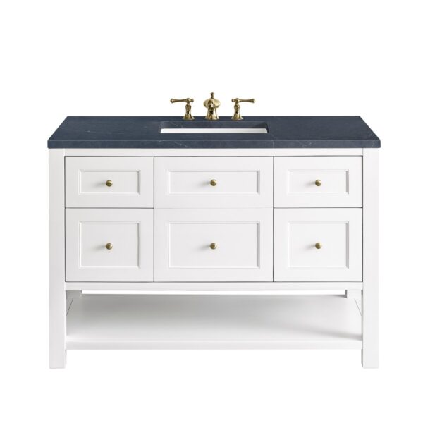 James Martin JM 330-V48 Breckenridge 48 Inch Free-Standing Single Sink Bathroom Vanity with 3 CM Top