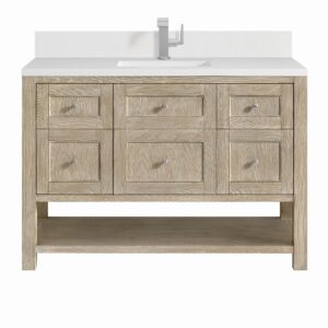 James Martin JM 330-V48 Breckenridge 48 Inch Free-Standing Single Sink Bathroom Vanity with 3 CM Top