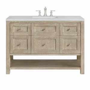 James Martin JM 330-V48 Breckenridge 48 Inch Free-Standing Single Sink Bathroom Vanity with 3 CM Top