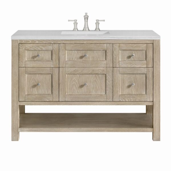 James Martin JM 330-V48 Breckenridge 48 Inch Free-Standing Single Sink Bathroom Vanity with 3 CM Top