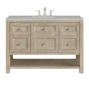 James Martin JM 330-V48 Breckenridge 48 Inch Free-Standing Single Sink Bathroom Vanity with 3 CM Top