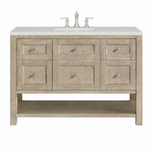 James Martin JM 330-V48 Breckenridge 48 Inch Free-Standing Single Sink Bathroom Vanity with 3 CM Top