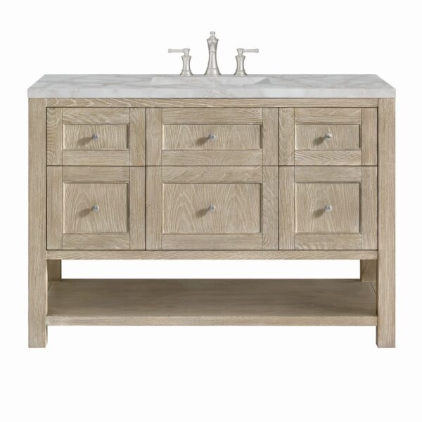 James Martin JM 330-V48 Breckenridge 48 Inch Free-Standing Single Sink Bathroom Vanity with 3 CM Top