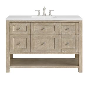 James Martin JM 330-V48 Breckenridge 48 Inch Free-Standing Single Sink Bathroom Vanity with 3 CM Top