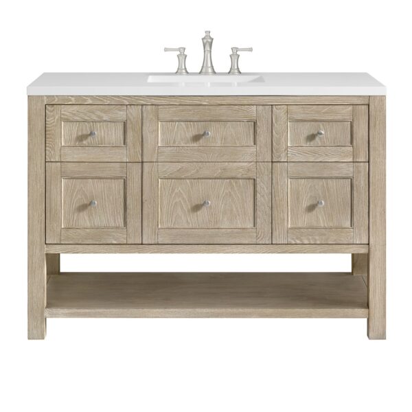 James Martin JM 330-V48 Breckenridge 48 Inch Free-Standing Single Sink Bathroom Vanity with 3 CM Top