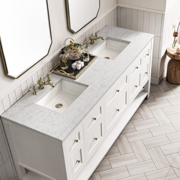 James Martin 330-V72 Breckenridge 71 7/8 Inch Free-Standing Double Sink Bathroom Vanity Cabinet Only