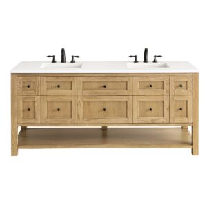 James Martin 330-V72 Breckenridge 71 7/8 Inch Free-Standing Double Sink Bathroom Vanity Cabinet Only