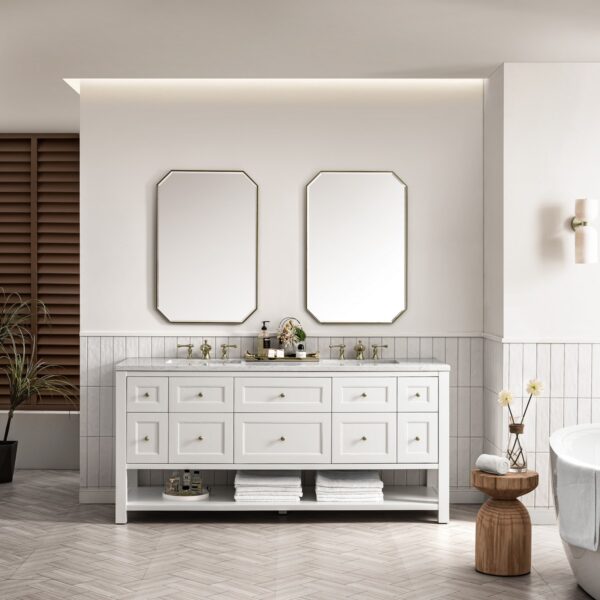 James Martin 330-V72 Breckenridge 71 7/8 Inch Free-Standing Double Sink Bathroom Vanity Cabinet Only