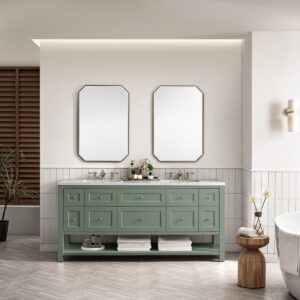 James Martin 330-V72 Breckenridge 71 7/8 Inch Free-Standing Double Sink Bathroom Vanity Cabinet Only