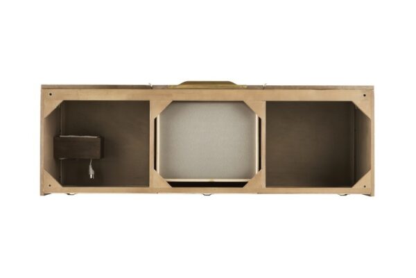 James Martin 388-V59D-LTO-RG Columbia 59 Inch Double Vanity in Latte Oak, Radiant Gold