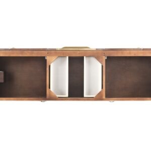 James Martin 388-V72D-CFO-RG Columbia 72 Inch Double Vanity in Coffee Oak, Radiant Gold