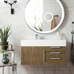 James Martin 389-V36-LTO-A Mercer Island 36 Inch Single Vanity in Latte Oak