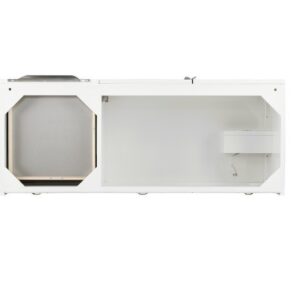 James Martin 389-V48-GW-A Mercer Island 48 Inch Single Vanity in Glossy White