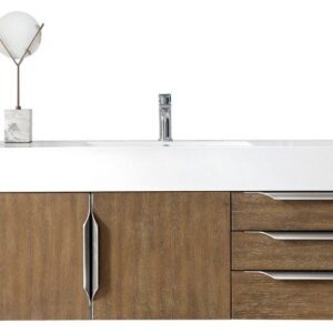 James Martin 389-V48-LTO-A Mercer Island 48 Inch Single Vanity in Latte Oak