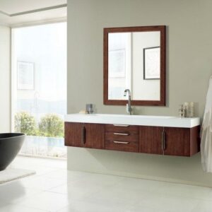 James Martin 389-V72S-CFO-A Mercer Island 72 Inch Single Vanity in Coffee Oak